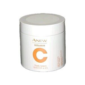 Avon Anew Vitamin C Exfoliating Peel Pads Smooth Skin Boost Hydration.